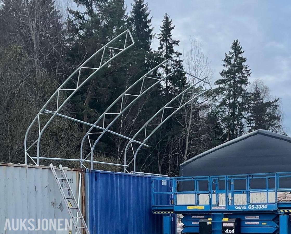 2025 Sheltertelt Container overbygg - W18 x L18,29 - ingen minstepris